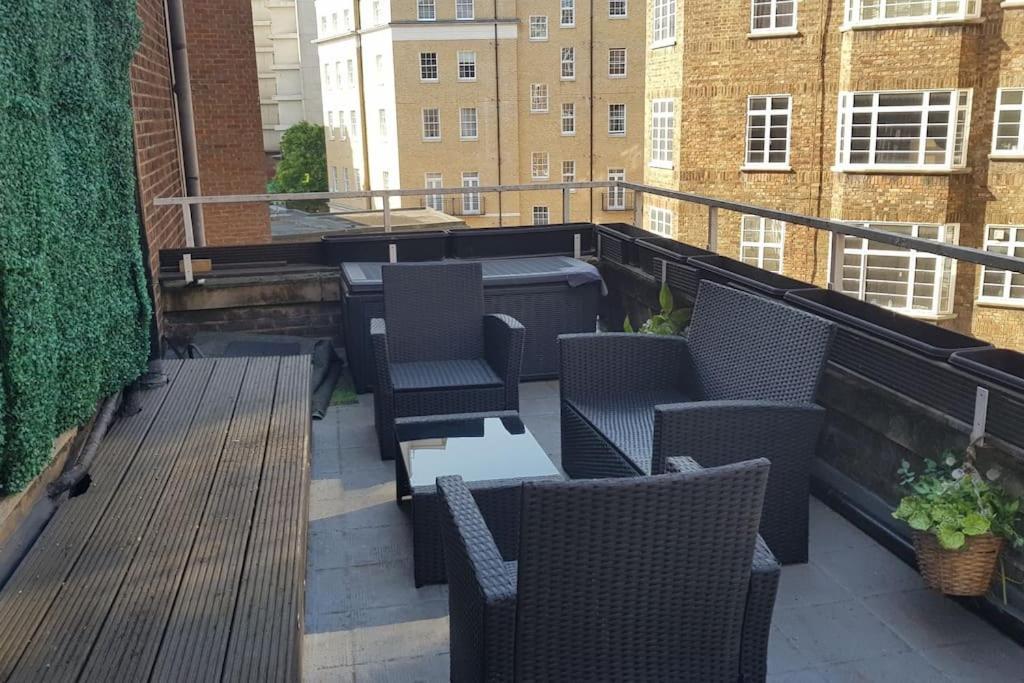 Studio Apt With Huge Balcony Near Oxford St - Marble Arch - Hydepark London Exteriör bild